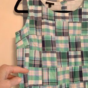 Preppy style Madras top